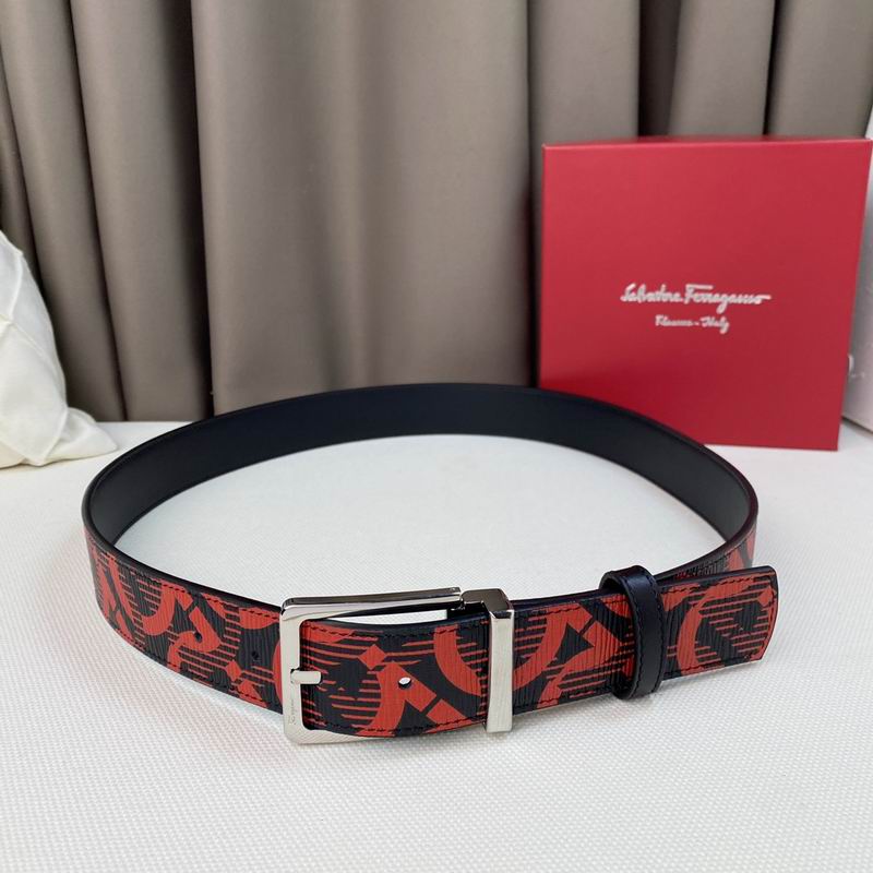 Ferragamo belt 35mmX95-125cm 7D (106)