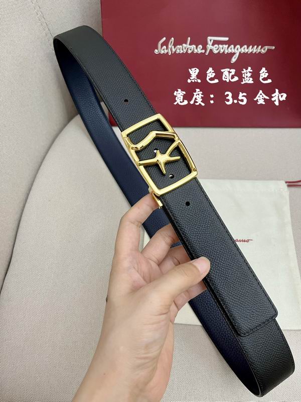Ferragamo belt 35mmX95-125cm 7D (111)
