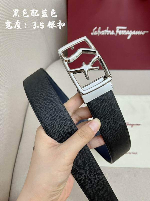 Ferragamo belt 35mmX95-125cm 7D (112)