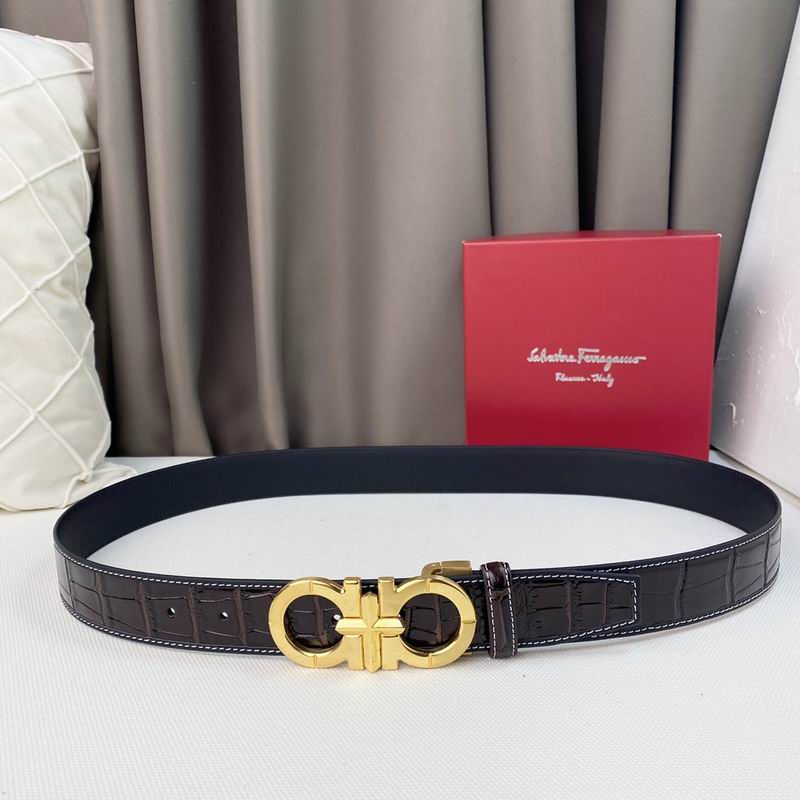 Ferragamo belt 35mmX95-125cm 7D (113)