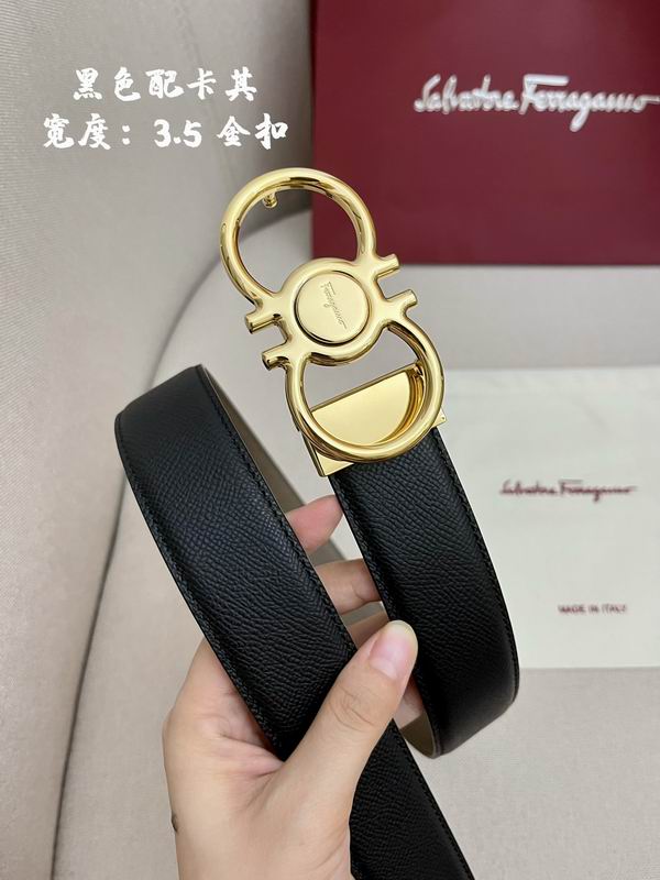 Ferragamo belt 35mmX95-125cm 7D (117)