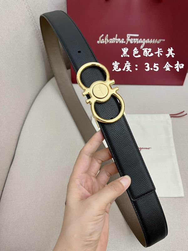 Ferragamo belt 35mmX95-125cm 7D (118)