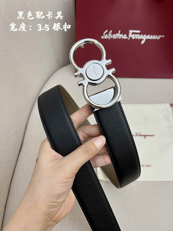 Ferragamo belt 35mmX95-125cm 7D (119)