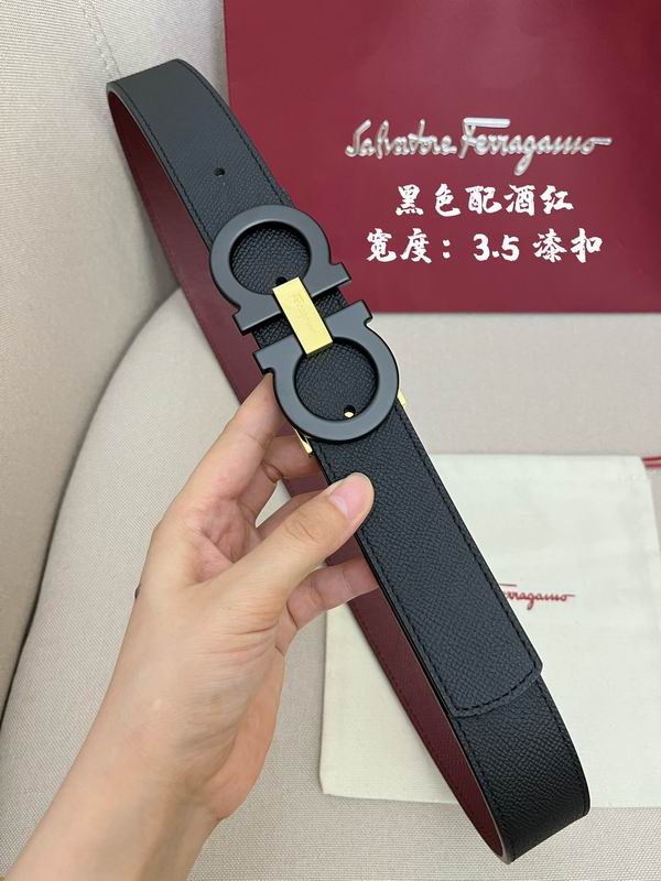 Ferragamo belt 35mmX95-125cm 7D (122)