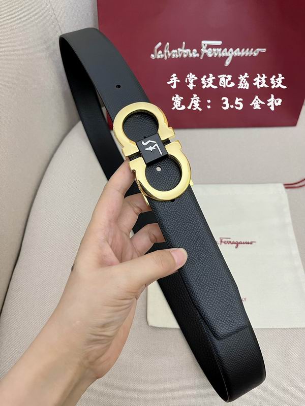 Ferragamo belt 35mmX95-125cm 7D (124)