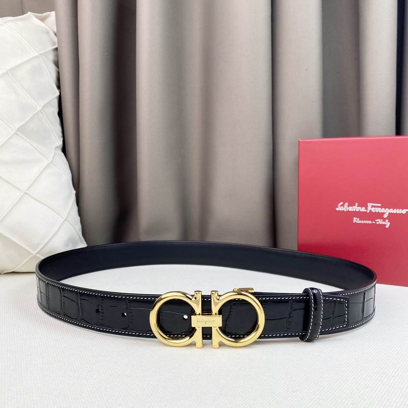 Ferragamo belt 35mmX95-125cm 7D (37)