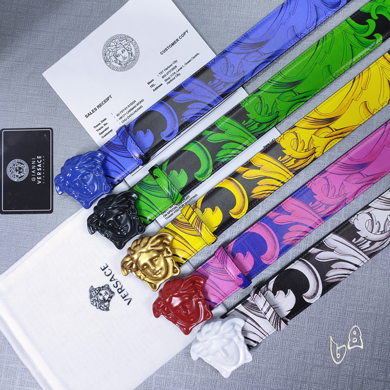Versace belt 38mmX80-125cm lb (16)