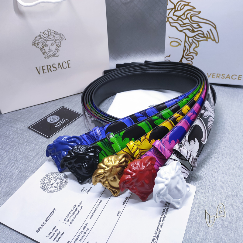 Versace belt 38mmX80-125cm lb (17)