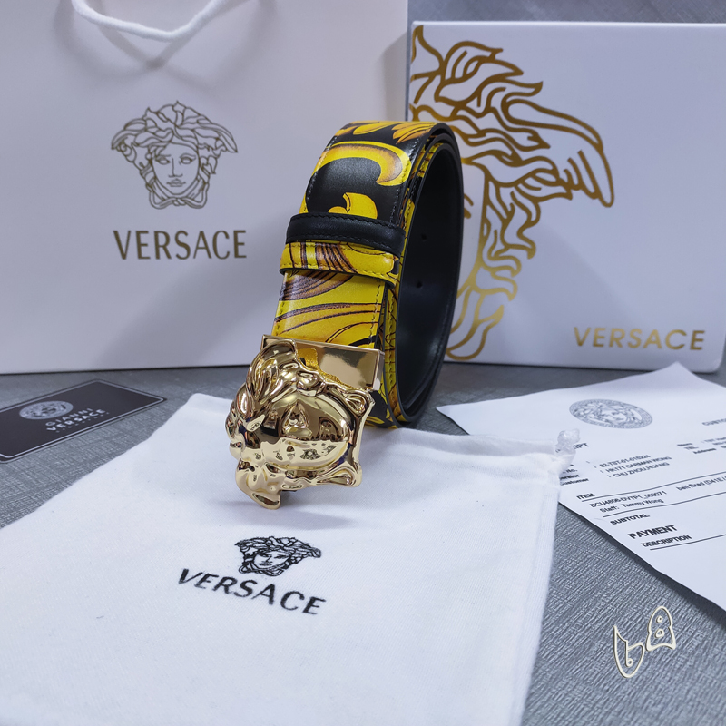 Versace belt 38mmX80-125cm lb (28)