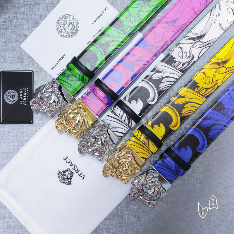 Versace belt 38mmX80-125cm lb (33)