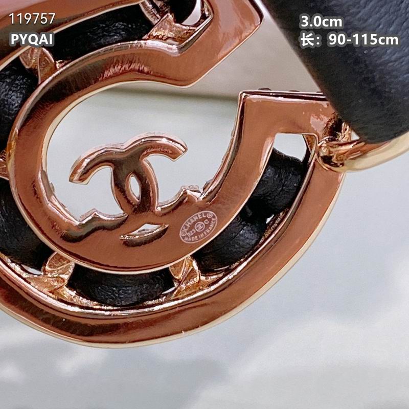 Chanel belt 30mmX90-115cm 8L (11)