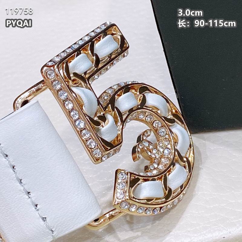 Chanel belt 30mmX90-115cm 8L (15)