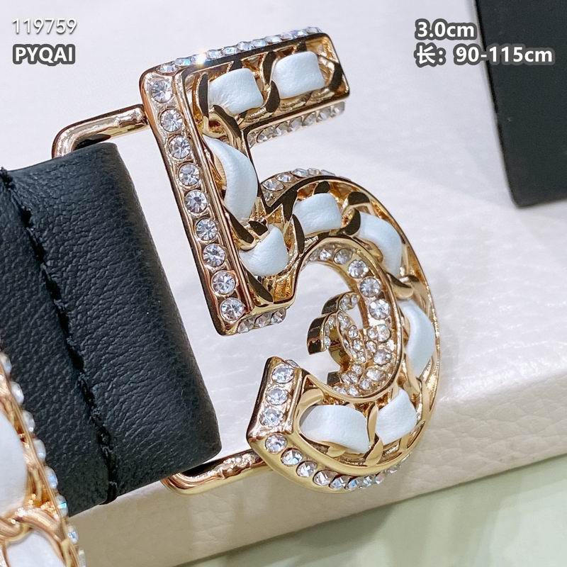 Chanel belt 30mmX90-115cm 8L (20)