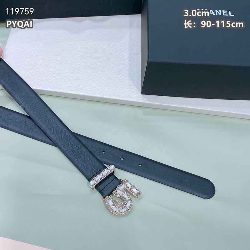 Chanel belt 30mmX90-115cm 8L (21)