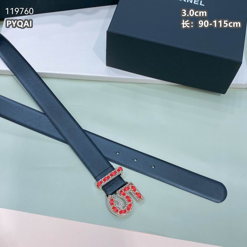 Chanel belt 30mmX90-115cm 8L (26)