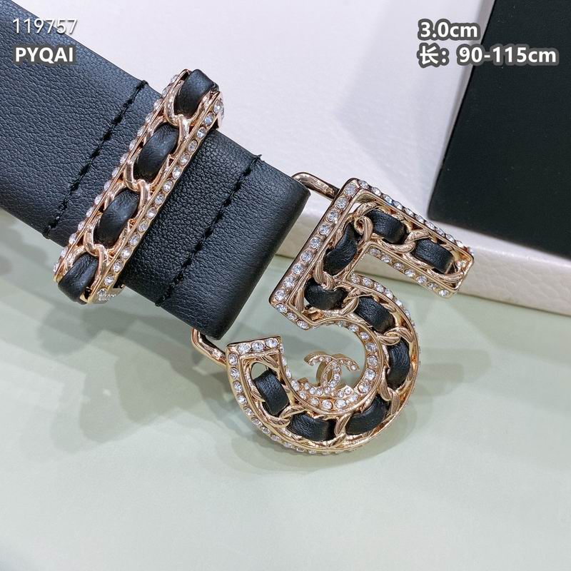 Chanel belt 30mmX90-115cm 8L (7)