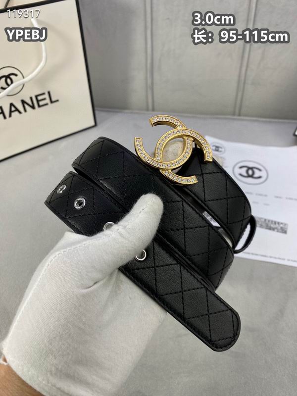 Chanel belt 30mmX95-115cm 8L (10)
