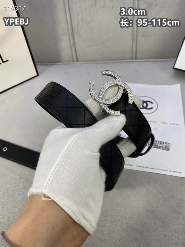 Chanel belt 30mmX95-115cm 8L (12)