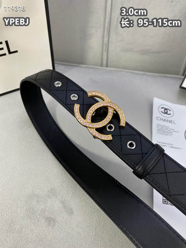 Chanel belt 30mmX95-115cm 8L (2)