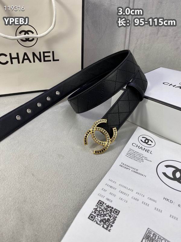 Chanel belt 30mmX95-115cm 8L (20)