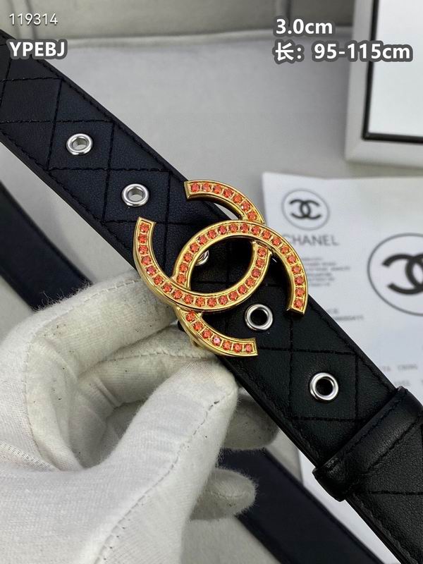 Chanel belt 30mmX95-115cm 8L (26)