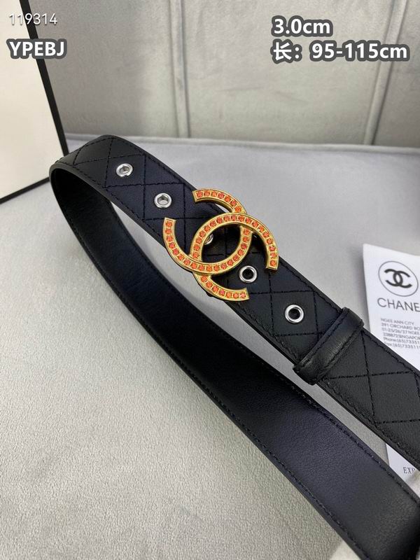Chanel belt 30mmX95-115cm 8L (27)