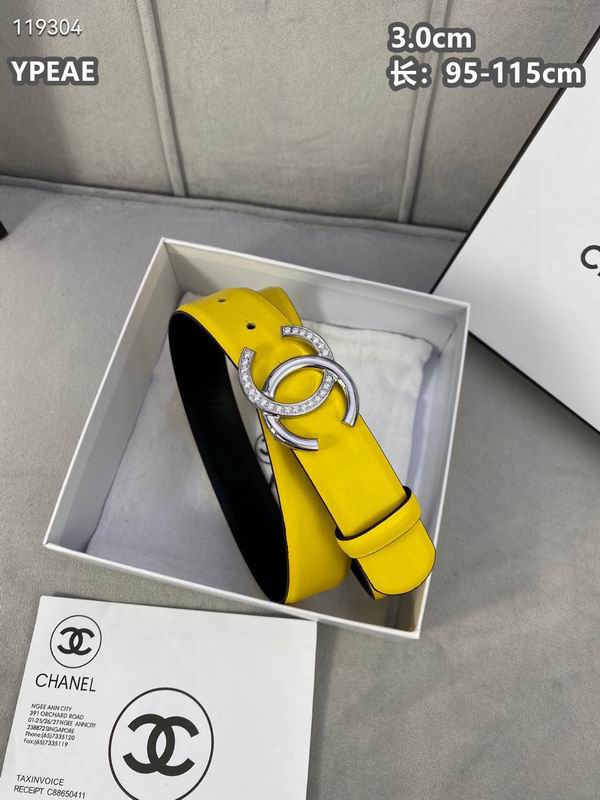 Chanel belt 30mmX95-115cm 8L (39)