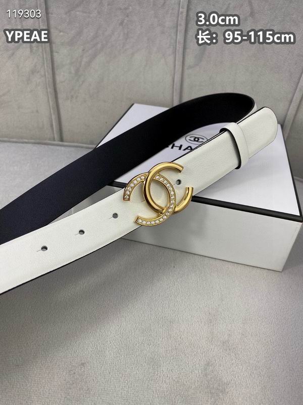 Chanel belt 30mmX95-115cm 8L (48)