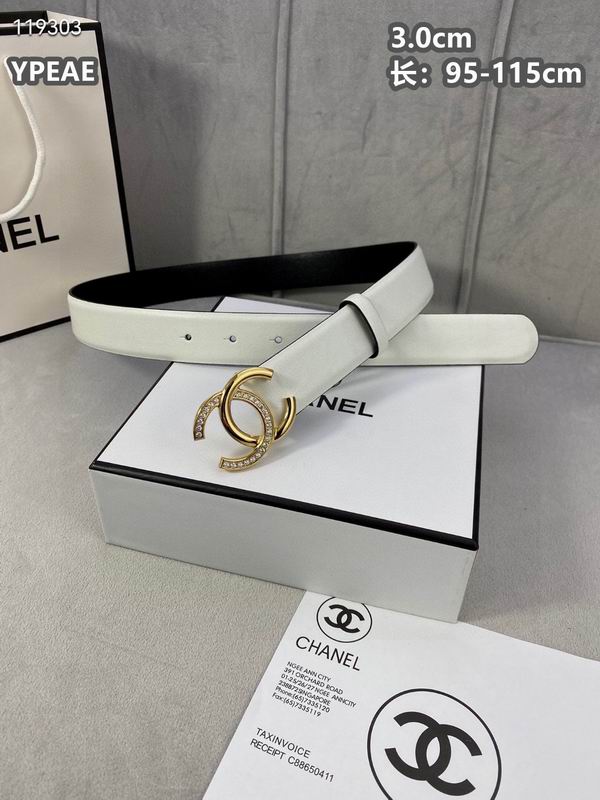 Chanel belt 30mmX95-115cm 8L (49)