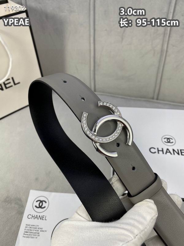 Chanel belt 30mmX95-115cm 8L (56)