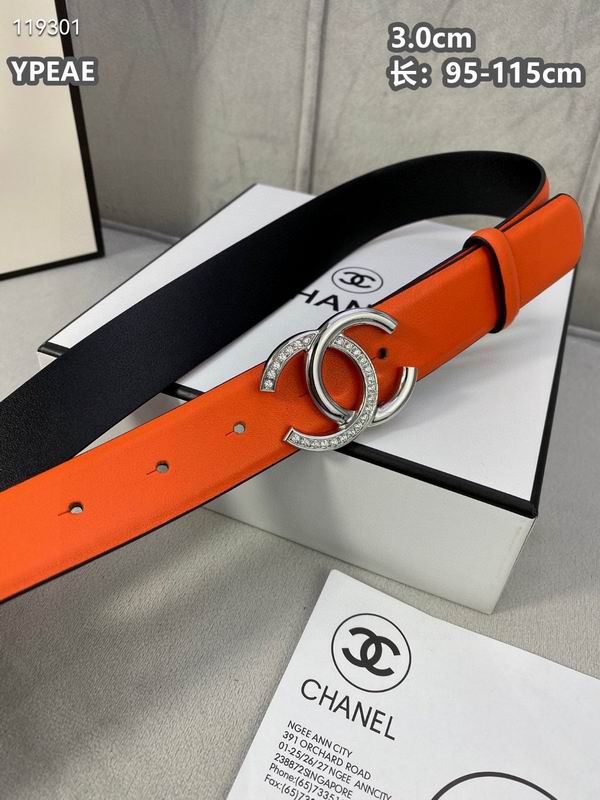 Chanel belt 30mmX95-115cm 8L (59)