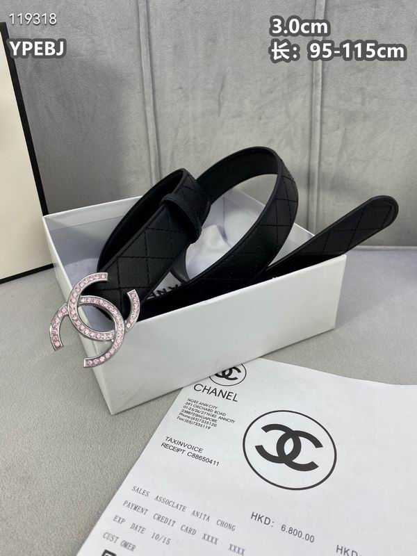 Chanel belt 30mmX95-115cm 8L (6)