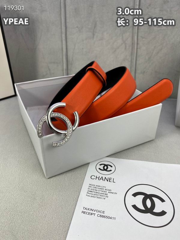 Chanel belt 30mmX95-115cm 8L (60)