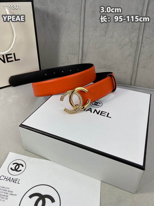 Chanel belt 30mmX95-115cm 8L (63)