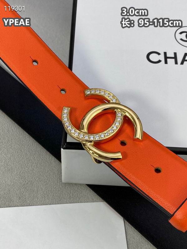 Chanel belt 30mmX95-115cm 8L (64)