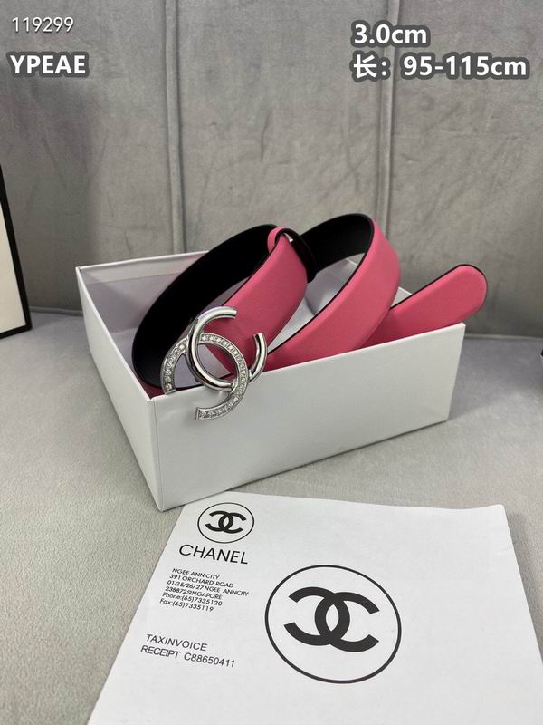 Chanel belt 30mmX95-115cm 8L (72)