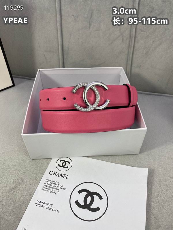 Chanel belt 30mmX95-115cm 8L (73)