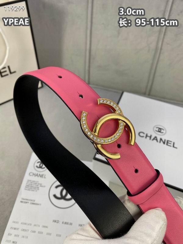 Chanel belt 30mmX95-115cm 8L (76)