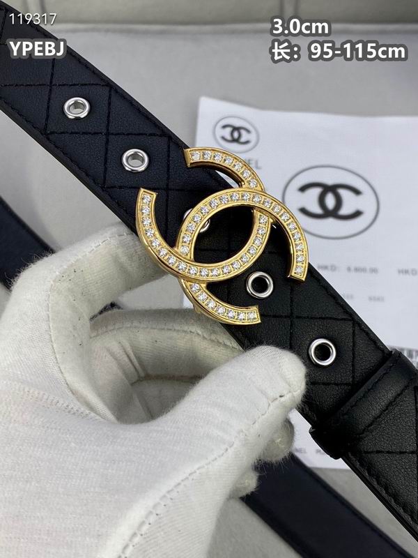 Chanel belt 30mmX95-115cm 8L (8)