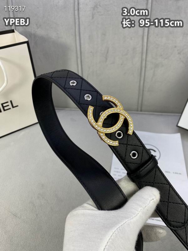 Chanel belt 30mmX95-115cm 8L (9)