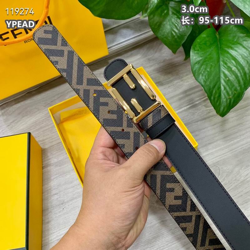 Fendi belt 30mmX95-115cm 8L (10)