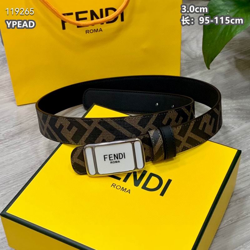 Fendi belt 30mmX95-115cm 8L (43)