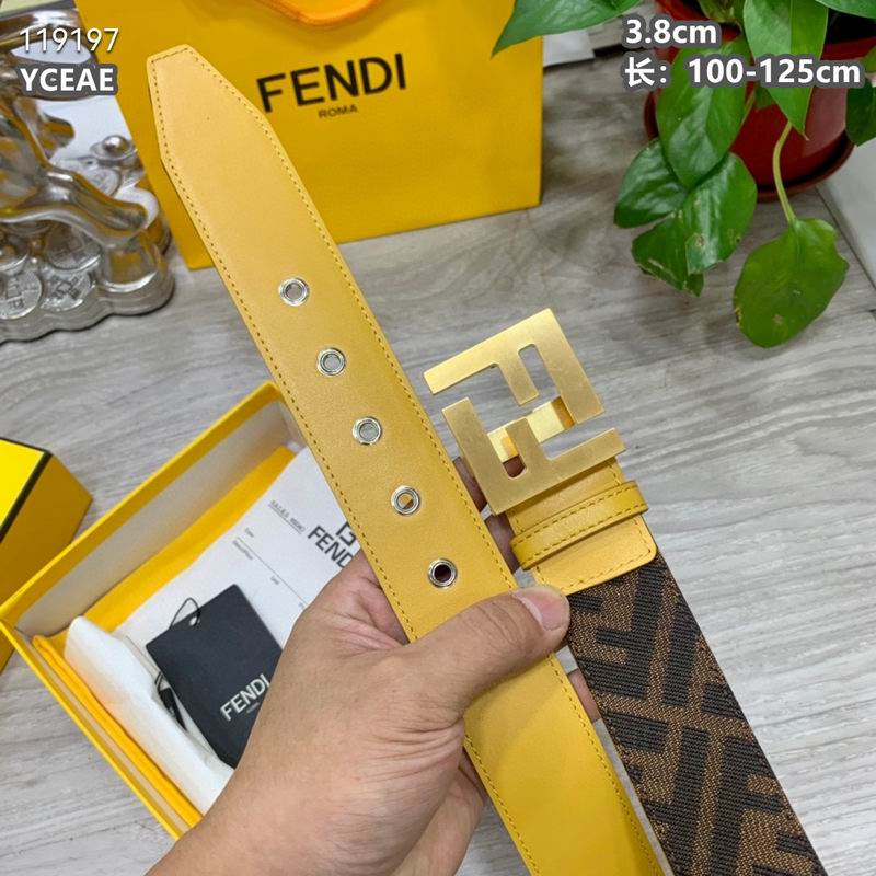 Fendi belt 38mmX100-125cm 8L (55)