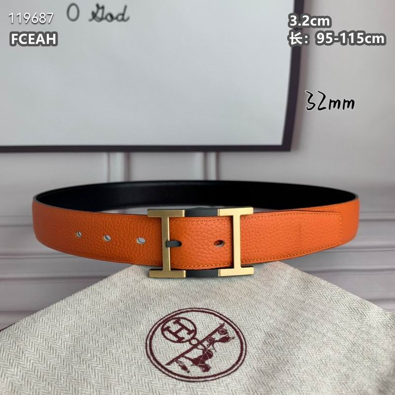 Hermes belt 32mmX95-125cm 8L (54)