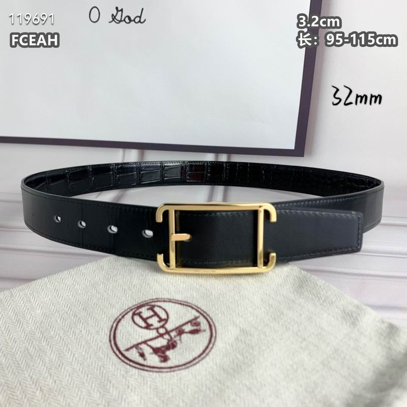 Hermes belt 32mmX95-125cm 8L (72)