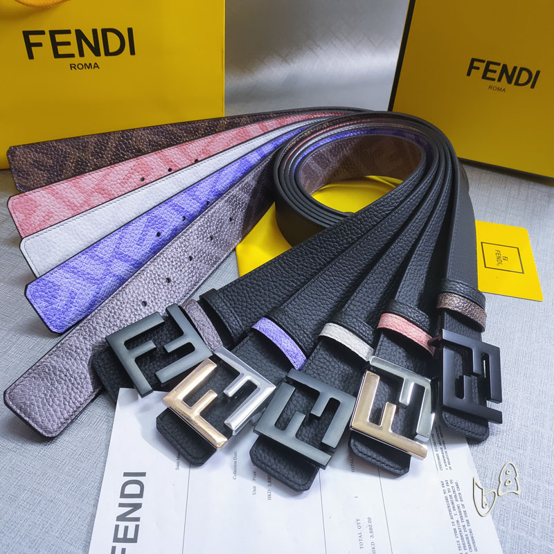Fendi belt 38mmX80-125cm lb (34)