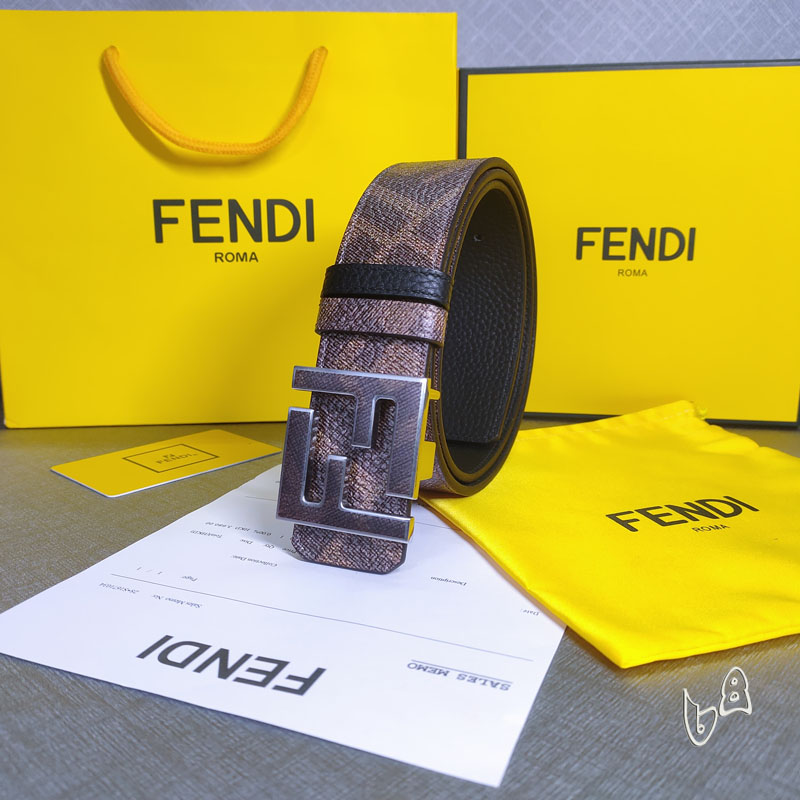 Fendi belt 38mmX80-125cm lb (36)