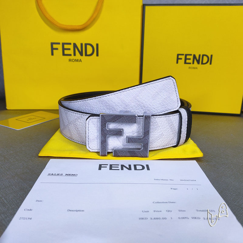 Fendi belt 38mmX80-125cm lb (43)
