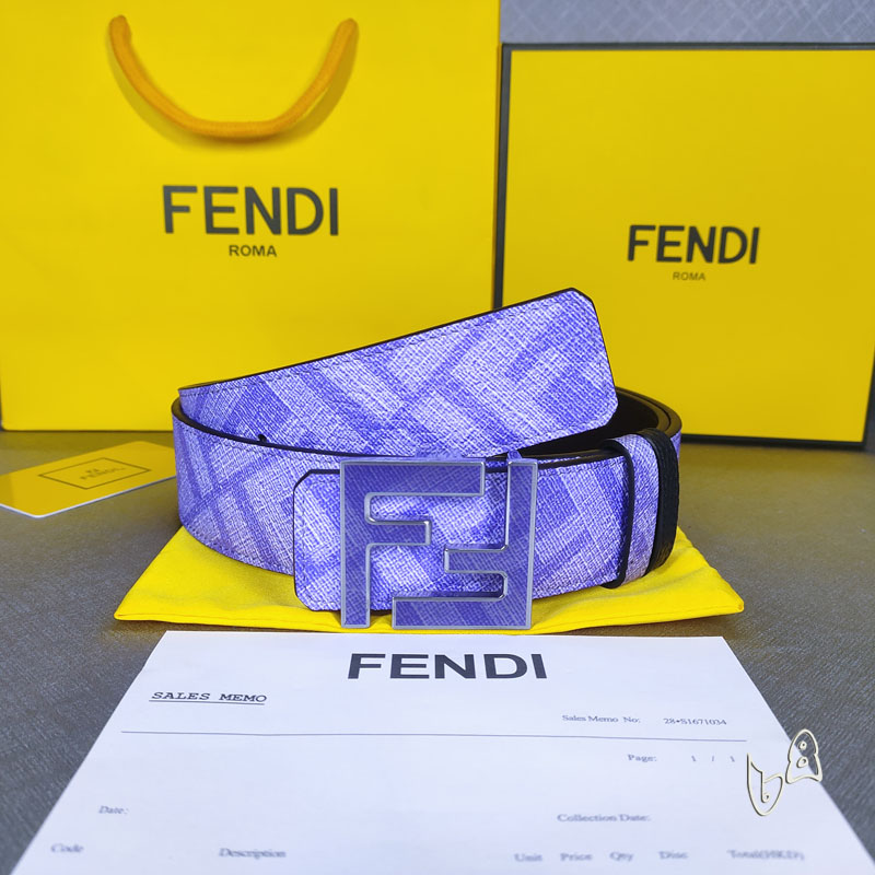 Fendi belt 38mmX80-125cm lb (46)