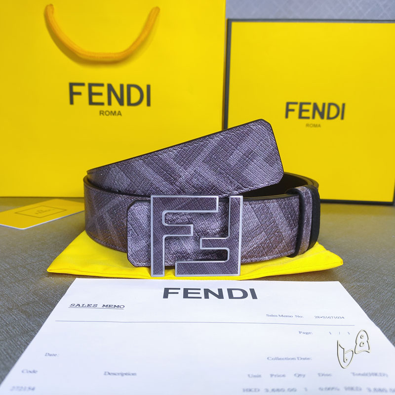 Fendi belt 38mmX80-125cm lb (49)
